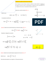 Objetivo 1. 2 Transformada de Laplace de Funciones Basicas