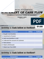 Statement of Cash Flow - Merchandising