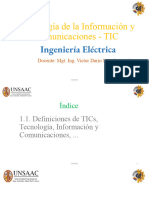 1.1. Definiciones de TICs, Tecnología, Información y Comunicaciones