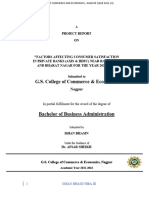 G.S. College of Commerce & Economics: in Partial Fulfilment For The Award of The Degree of