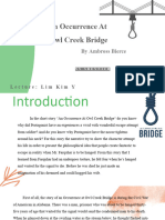 An Occurrence at Owl Creek Bridge-Oral Presenting