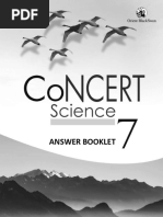 CoNCERT Science 7 Answer Booklet