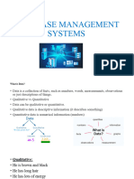 Introduction To DBMS