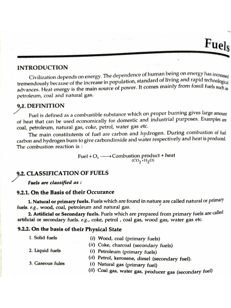Chemistry of Fuels & Lubricants | PDF