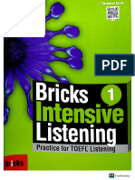 Bricks Intensive Listening 1 Dictation Book
