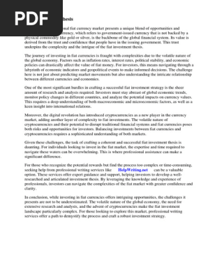 Fiat Investment Thesis