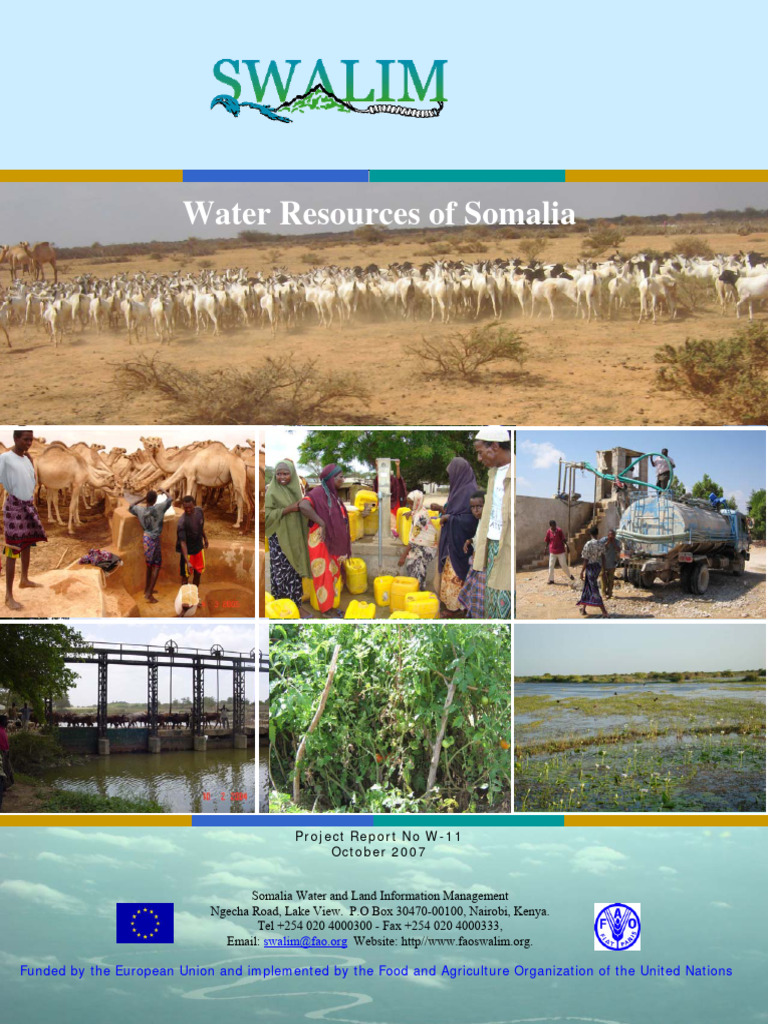 W-11 Water Resources of Somalia - 0 | PDF