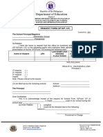 Request Form Sf10 Form 137