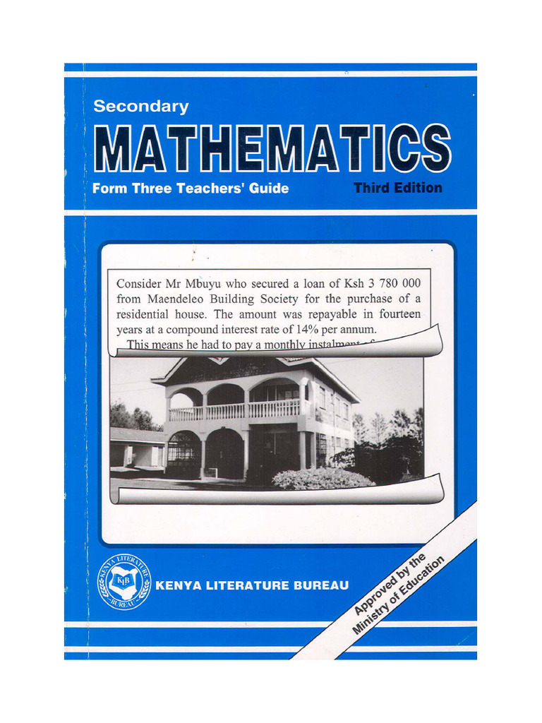 Math KLB F3 Teacher's Guide | PDF
