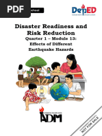 SCIENCE - DRRR - Q1 - W6 - Module3 - Effects of Different Earthquake Hazards