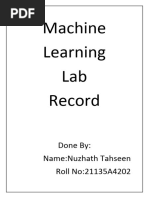 ML Lab