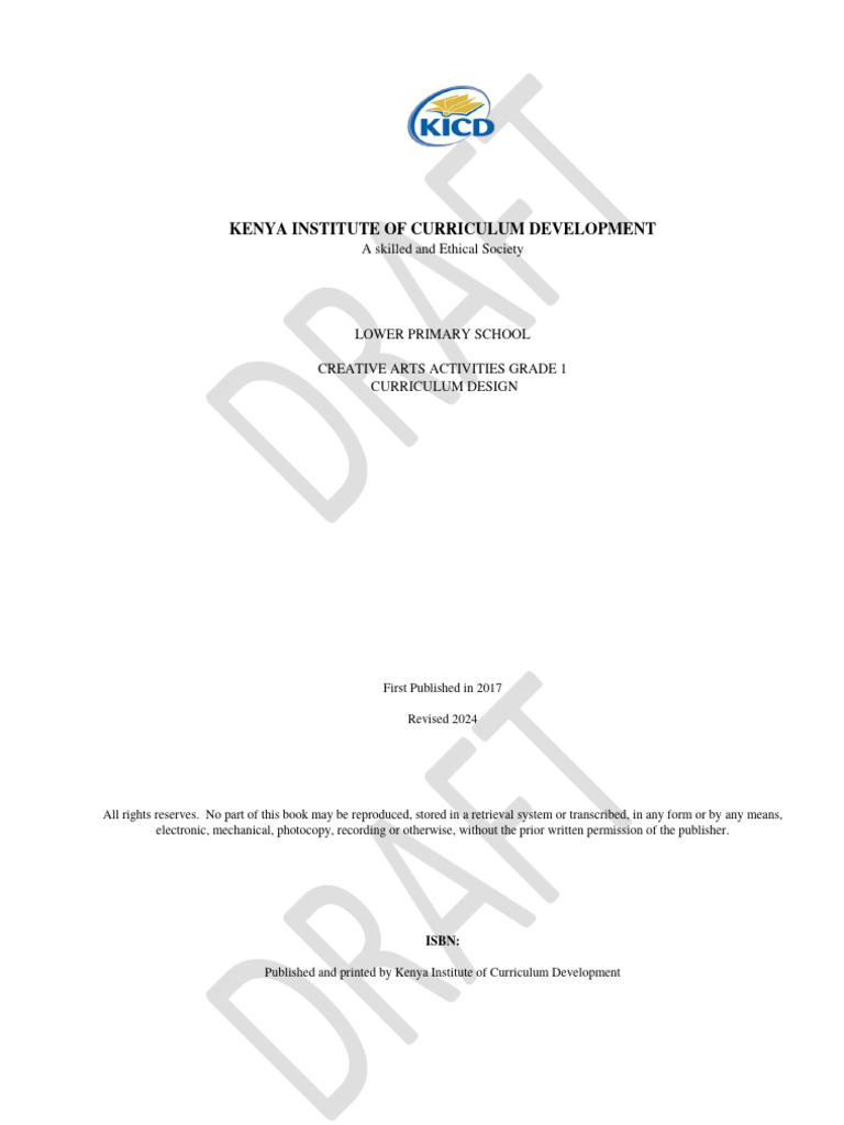 Grade 1 Creative Arts Curriculum Guide | PDF | Learning | Communication