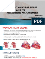 Stenotic Valvular Heart Disease and Its Anaesthetic Management