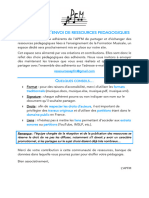 APFM - Notice Ressources