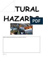 Natural Hazards Booklet