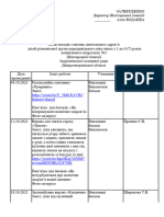 План заходів з ментального здоров'я дп№1 - І півріччя