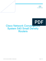 Cisco Network Convergence System 540 Small Density Routers