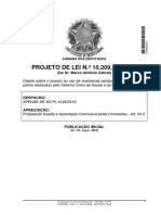 Avulso PL 10209 2018