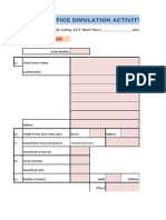 Front Office Simulation Phone Reservation