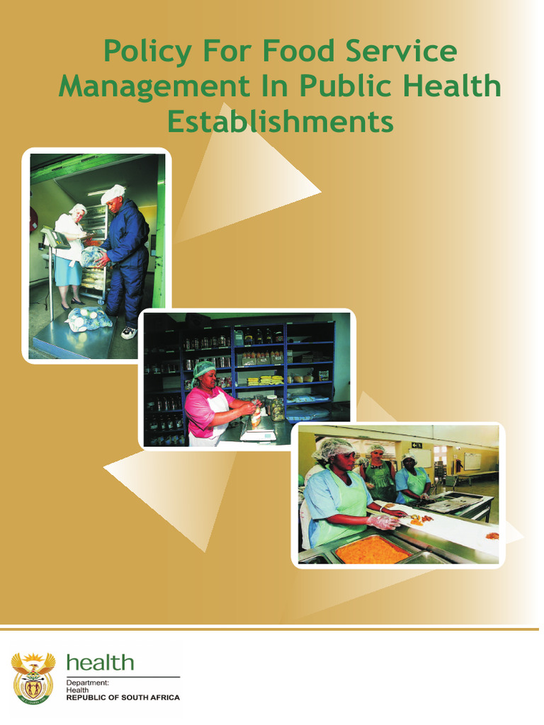FSM SOP Volume 1 | PDF | Food Safety | Dietitian