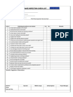 D. Tower Crane Checklist