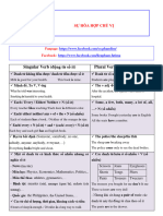 Subject Verb Agreement