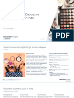 Study - Id118444 - Target Audience Decorative Cosmetics Users in India