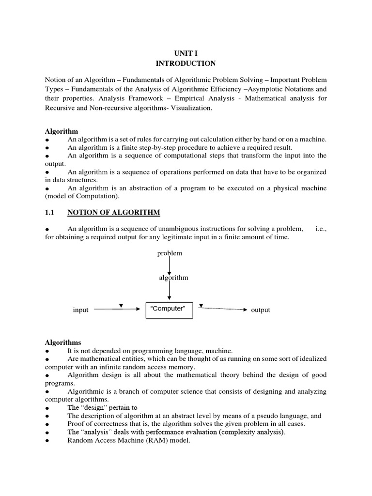 Fundamentals of Algorithm Design | PDF | Algorithms | Recursion