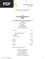KFC Online Bill and Invoice Guide | PDF