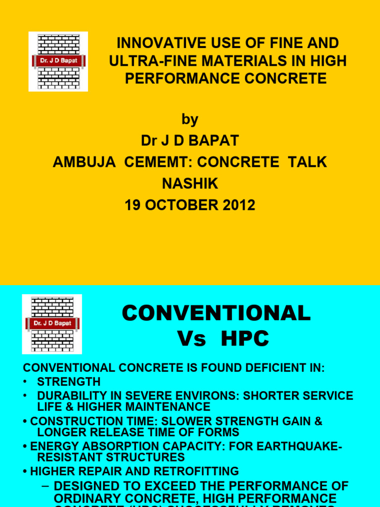 Ambuja Cement Concrete Talk Presentation Pdf Concrete Cement