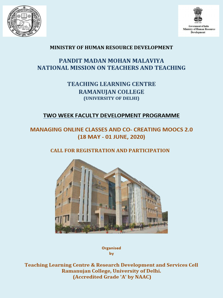 FDP Moocs2.0 | PDF | Educational Technology | Massive Open Online Course