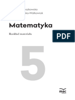 Matematyka kl5 Rozklad Materialu