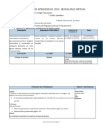 MODELO DE SESIÓN DE APRENDIZAJE - Los Sustantivos