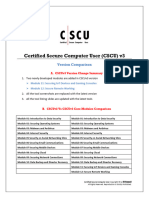 CSCUv3 Version Change Document