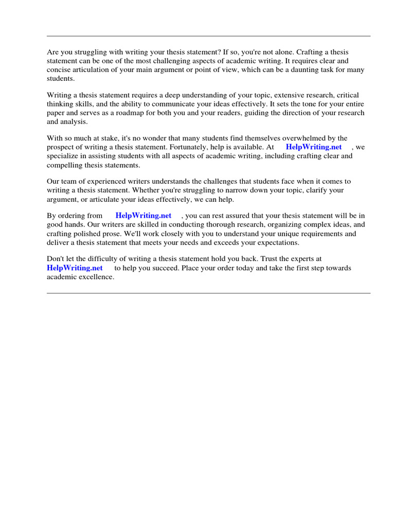 Thesis Statement Examples Worksheet Pdf Essays Thesis