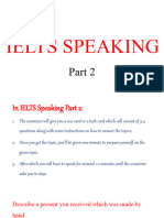 Ielts Speaking Part 2