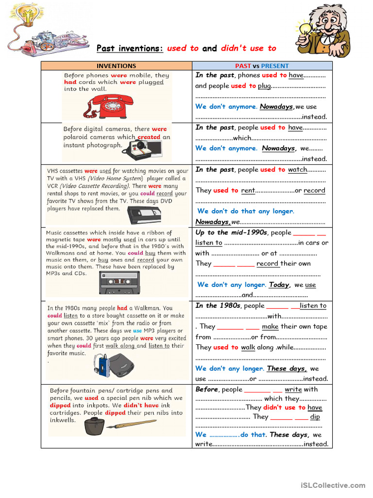 Past vs Present Inventions Comparison | PDF | Mass Media | Recording