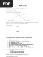 Semantic Handout