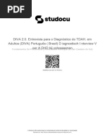 Formulário de Avaliação - DIVA - TDAH | PDF | Transtorno de déficit de ...
