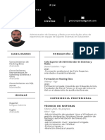 Pedro Mouro - CV Administrador de Sistemas y Redes