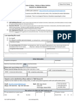 419f - Driving Record Form