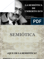 Umberto Eco y La Semiotica