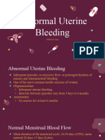 Abnormal Uterine Bleeding