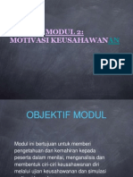 Nota MODUL 2 Motivasi Usahawan