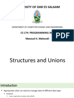 (CS174) Structures and Union (From Mahundi)