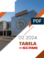 Tabela BCT Scame 2024