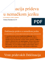 Deklinacija Prideva