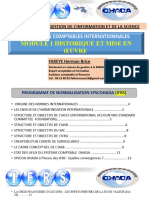 Normalisation Comptable Esgis 2