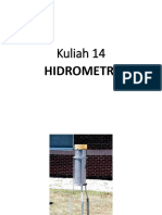 Kuliah 14 Hidrometri + Kuis