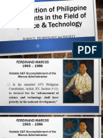 Philippine Presidents in The Field of Science